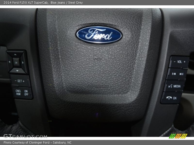 Blue Jeans / Steel Grey 2014 Ford F150 XLT SuperCab