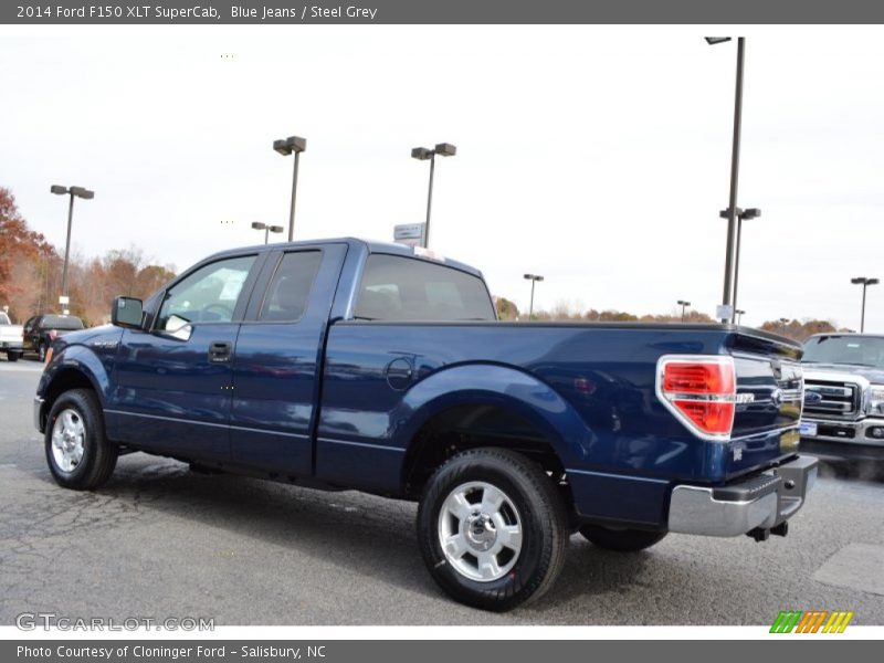 Blue Jeans / Steel Grey 2014 Ford F150 XLT SuperCab