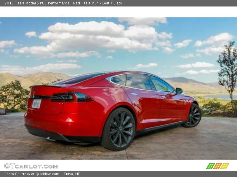  2013 Model S P85 Performance Red Tesla Multi-Coat