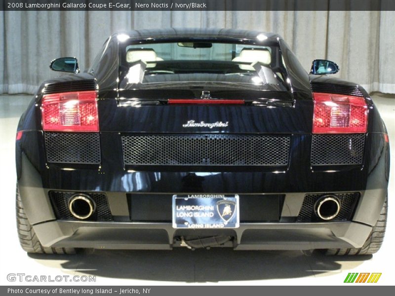 Nero Noctis / Ivory/Black 2008 Lamborghini Gallardo Coupe E-Gear