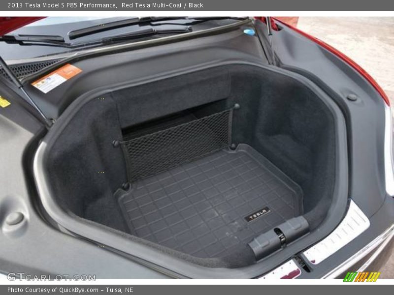  2013 Model S P85 Performance Trunk