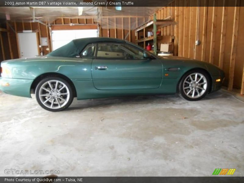 Almond Green / Cream Truffle 2001 Aston Martin DB7 Vantage Volante