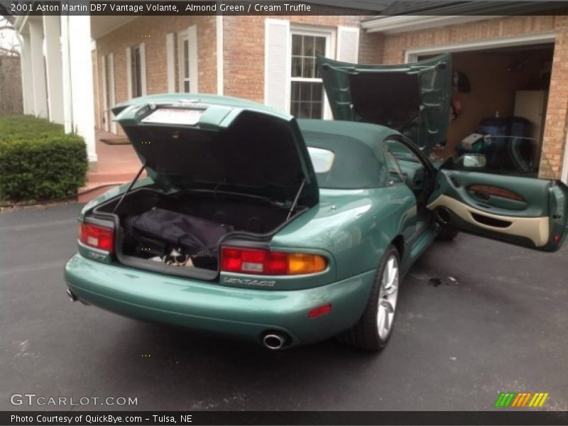 Almond Green / Cream Truffle 2001 Aston Martin DB7 Vantage Volante