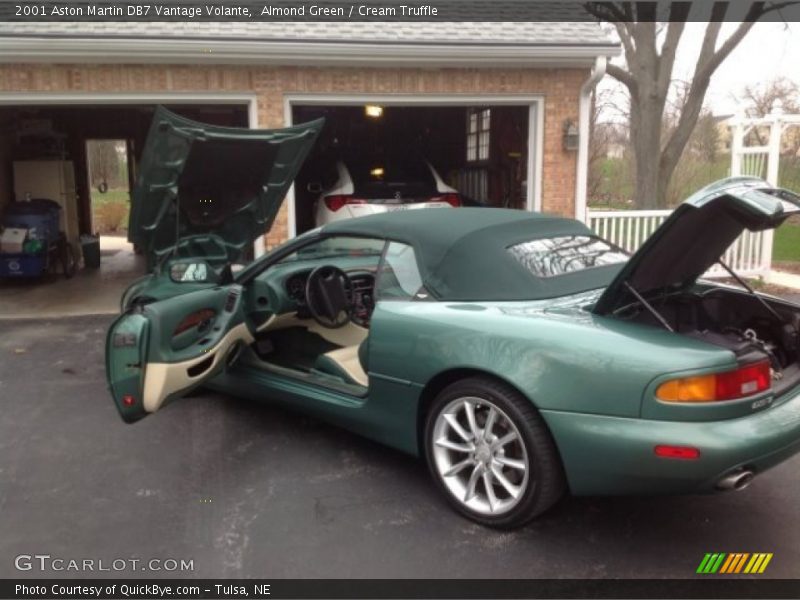 Almond Green / Cream Truffle 2001 Aston Martin DB7 Vantage Volante