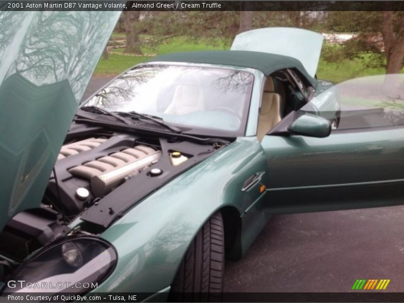 Almond Green / Cream Truffle 2001 Aston Martin DB7 Vantage Volante