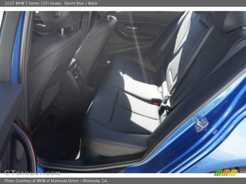 Estoril Blue / Black 2015 BMW 3 Series 335i Sedan