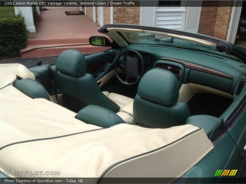 Almond Green / Cream Truffle 2001 Aston Martin DB7 Vantage Volante