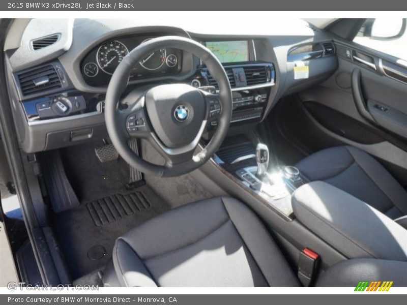 Jet Black / Black 2015 BMW X3 xDrive28i