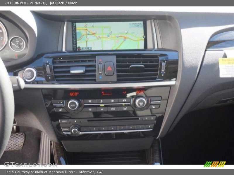 Jet Black / Black 2015 BMW X3 xDrive28i
