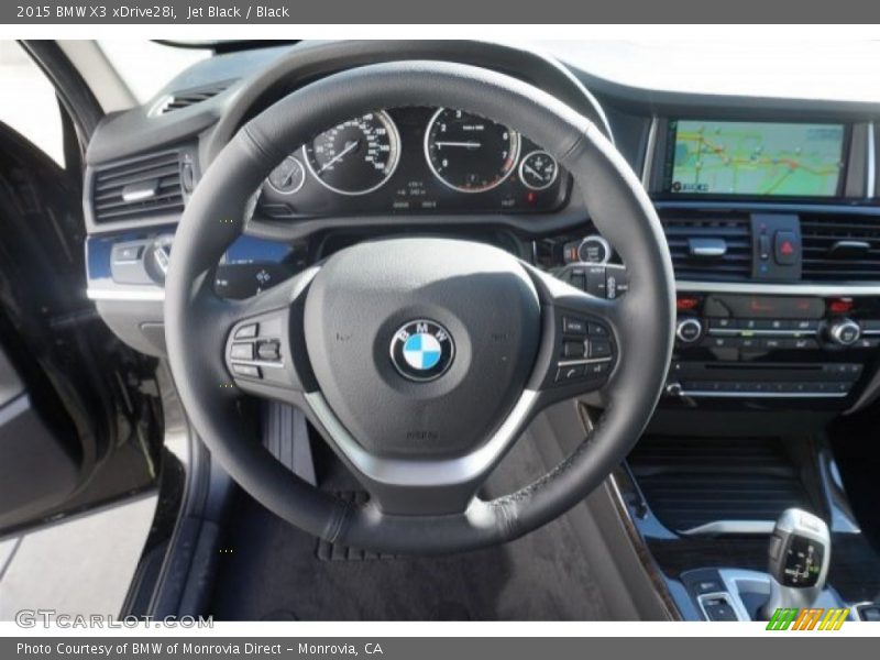 Jet Black / Black 2015 BMW X3 xDrive28i