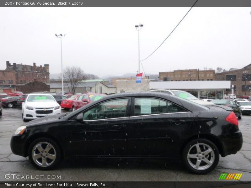 Black / Ebony 2007 Pontiac G6 V6 Sedan