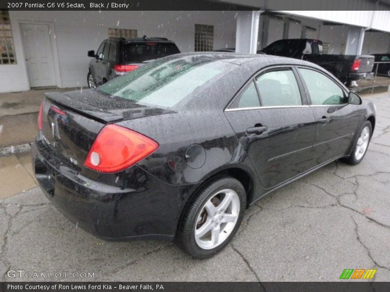 Black / Ebony 2007 Pontiac G6 V6 Sedan