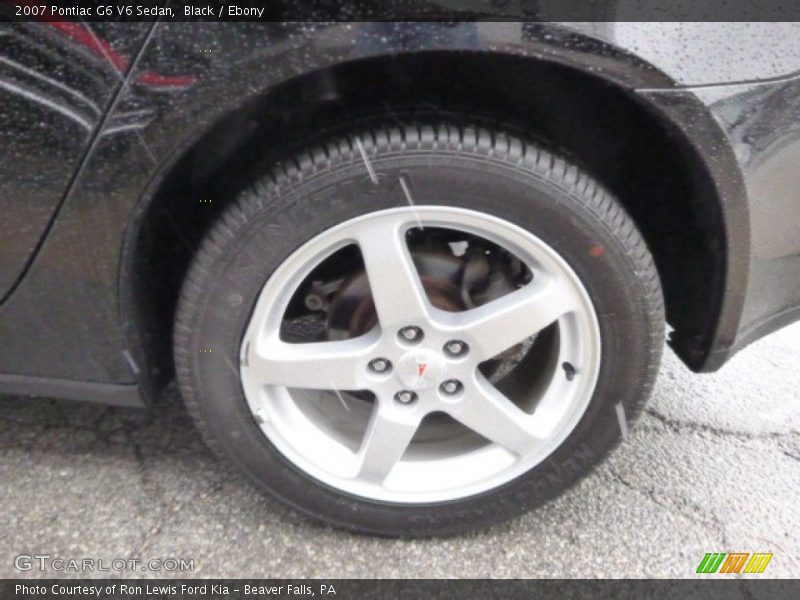 Black / Ebony 2007 Pontiac G6 V6 Sedan