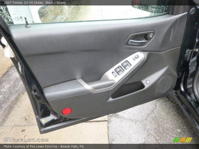 Black / Ebony 2007 Pontiac G6 V6 Sedan