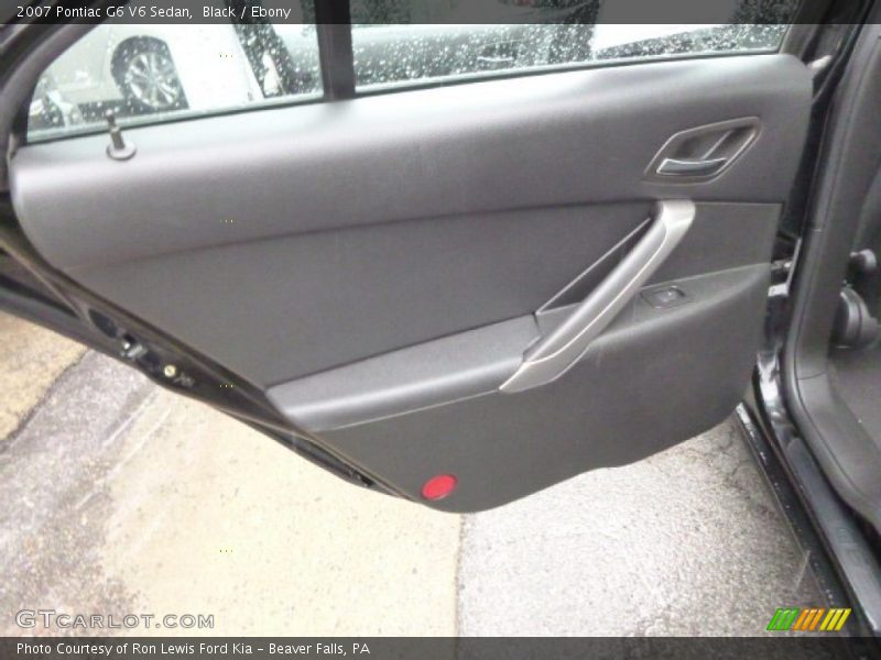 Black / Ebony 2007 Pontiac G6 V6 Sedan