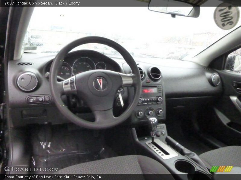 Black / Ebony 2007 Pontiac G6 V6 Sedan