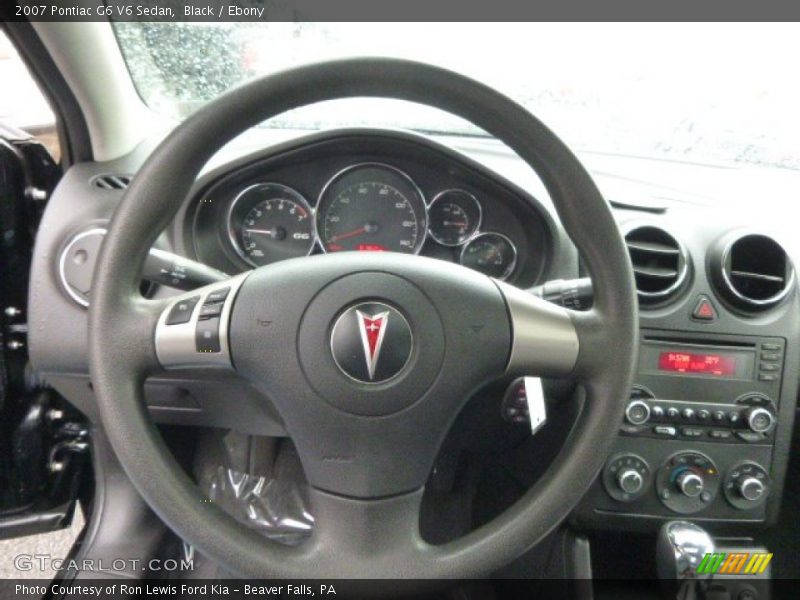 Black / Ebony 2007 Pontiac G6 V6 Sedan