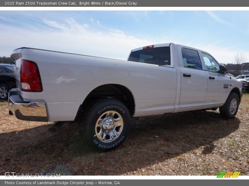 Bright White / Black/Diesel Gray 2015 Ram 2500 Tradesman Crew Cab