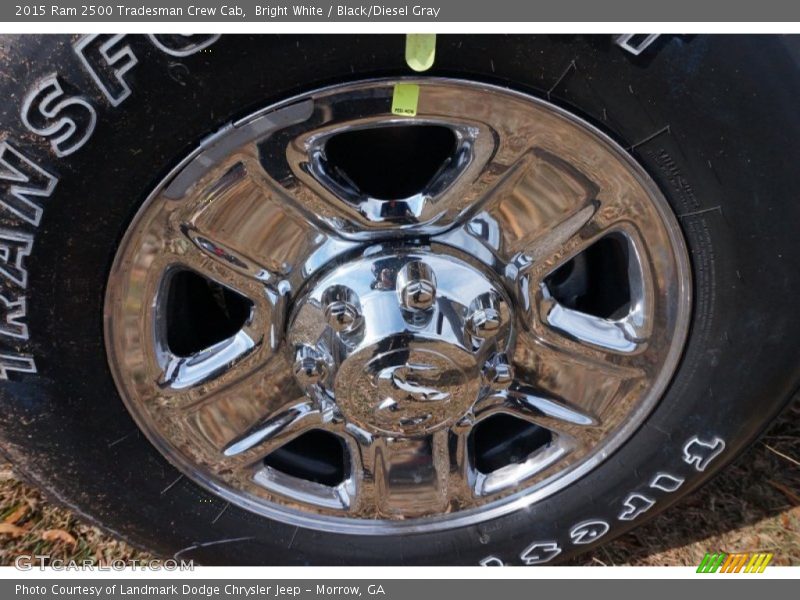 Bright White / Black/Diesel Gray 2015 Ram 2500 Tradesman Crew Cab