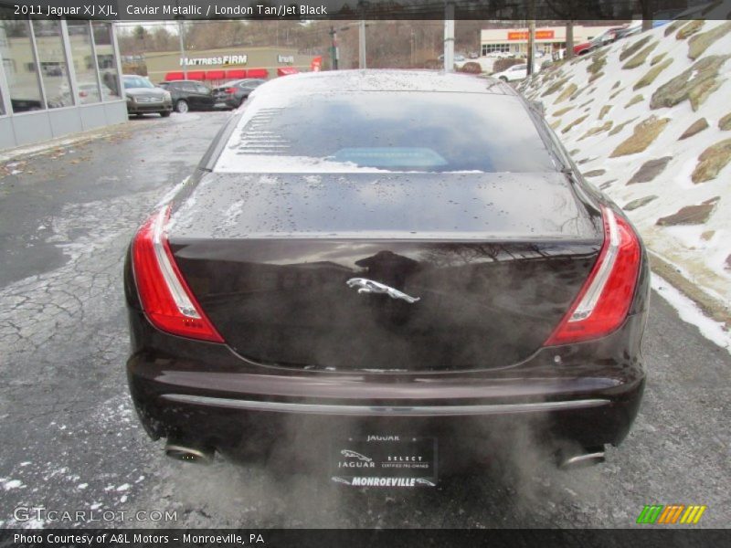 Caviar Metallic / London Tan/Jet Black 2011 Jaguar XJ XJL