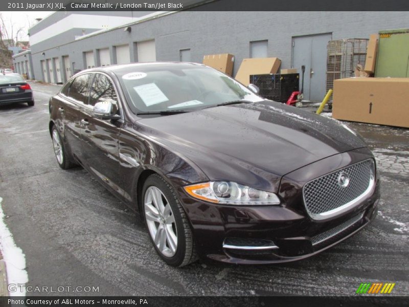 Caviar Metallic / London Tan/Jet Black 2011 Jaguar XJ XJL