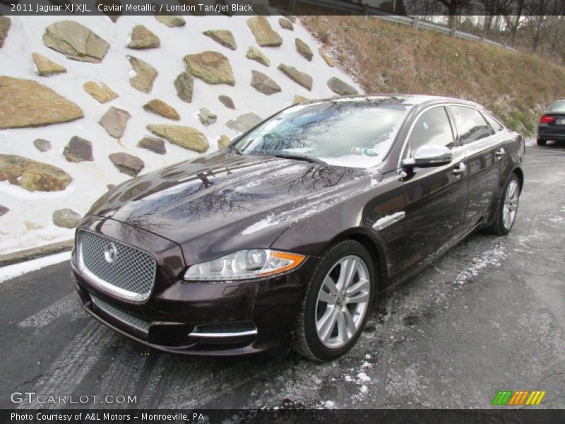 Caviar Metallic / London Tan/Jet Black 2011 Jaguar XJ XJL