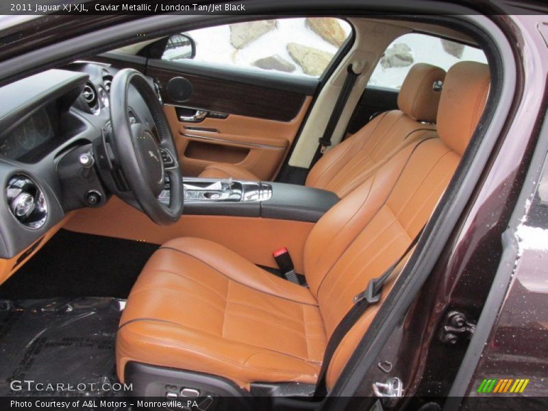 Caviar Metallic / London Tan/Jet Black 2011 Jaguar XJ XJL