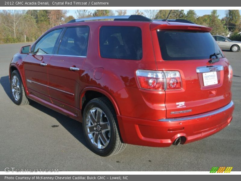 Crystal Red Tintcoat / Cashmere 2012 GMC Acadia Denali