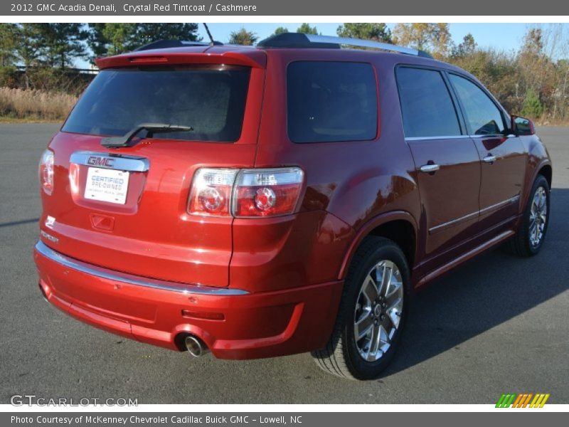 Crystal Red Tintcoat / Cashmere 2012 GMC Acadia Denali