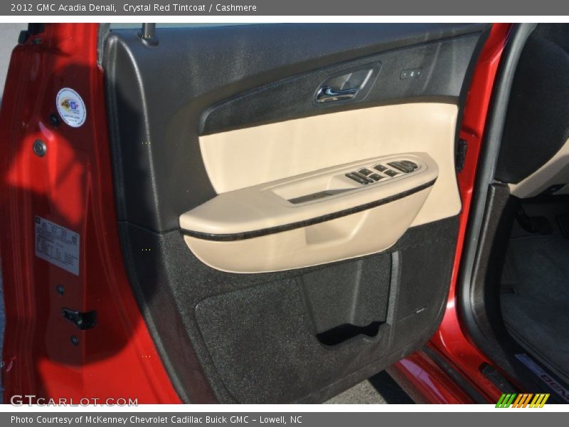Crystal Red Tintcoat / Cashmere 2012 GMC Acadia Denali