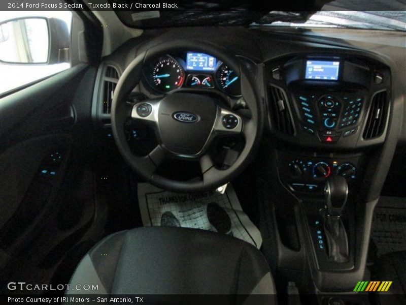Tuxedo Black / Charcoal Black 2014 Ford Focus S Sedan