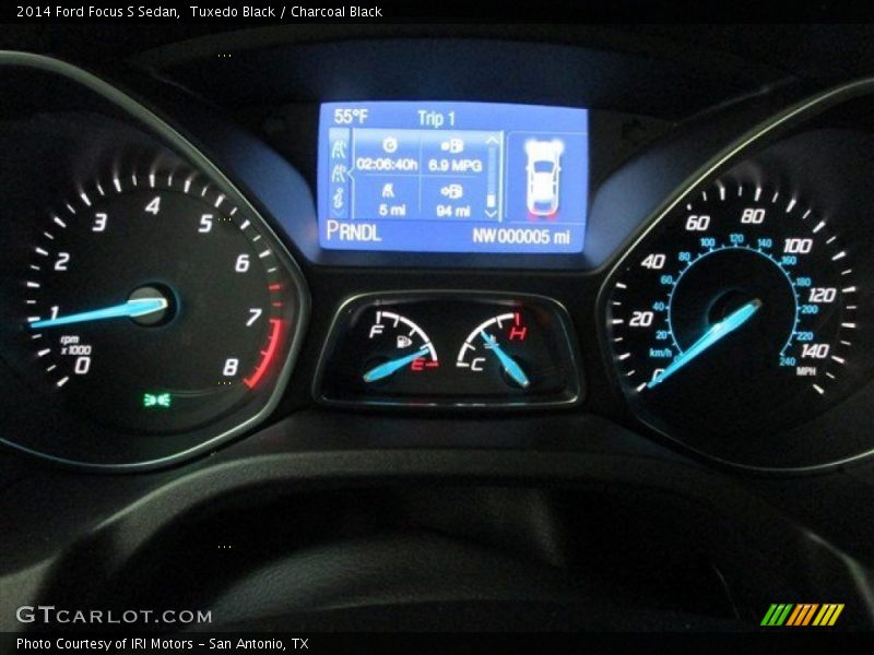 Tuxedo Black / Charcoal Black 2014 Ford Focus S Sedan