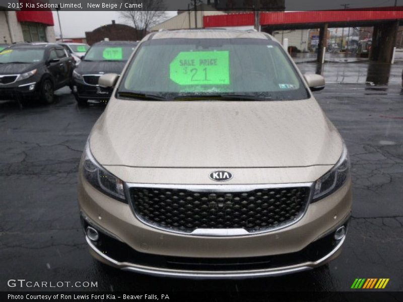 New Beige / Camel 2015 Kia Sedona Limited