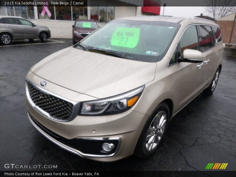 New Beige / Camel 2015 Kia Sedona Limited