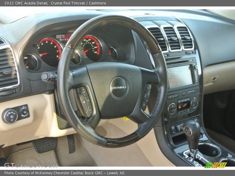 Crystal Red Tintcoat / Cashmere 2012 GMC Acadia Denali