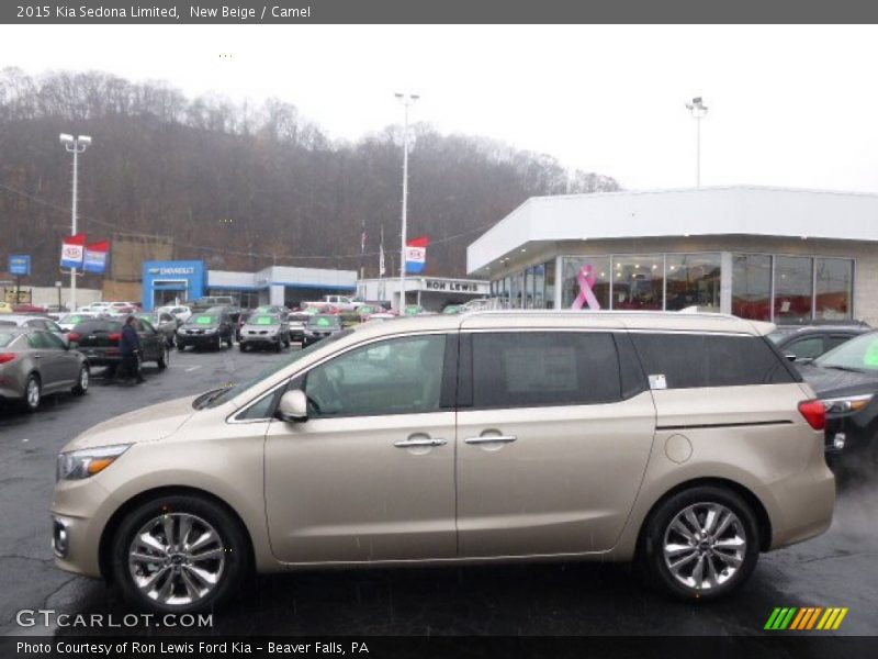 New Beige / Camel 2015 Kia Sedona Limited
