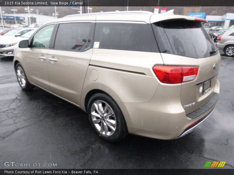 New Beige / Camel 2015 Kia Sedona Limited