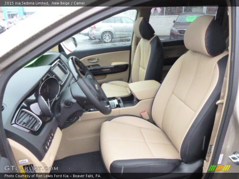 Front Seat of 2015 Sedona Limited