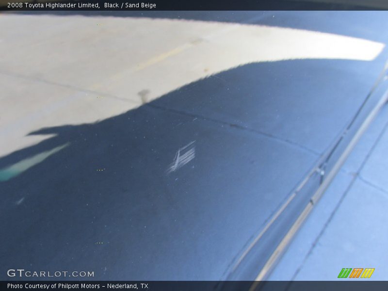 Black / Sand Beige 2008 Toyota Highlander Limited