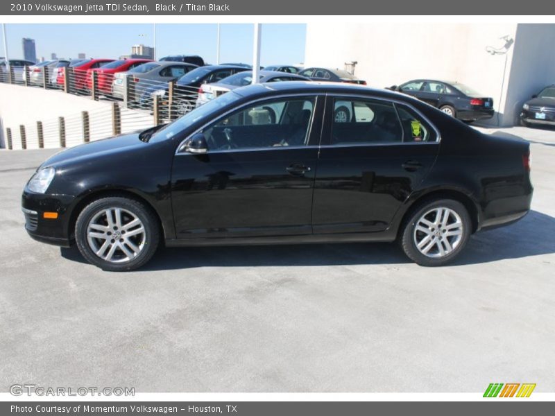 Black / Titan Black 2010 Volkswagen Jetta TDI Sedan