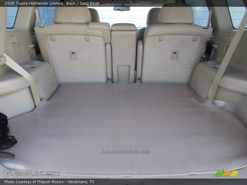 Black / Sand Beige 2008 Toyota Highlander Limited