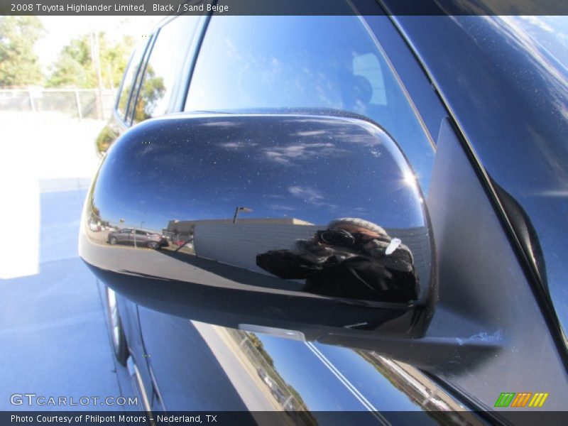 Black / Sand Beige 2008 Toyota Highlander Limited