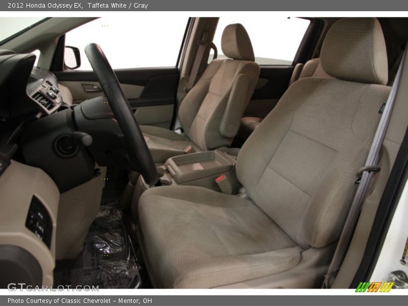 Taffeta White / Gray 2012 Honda Odyssey EX