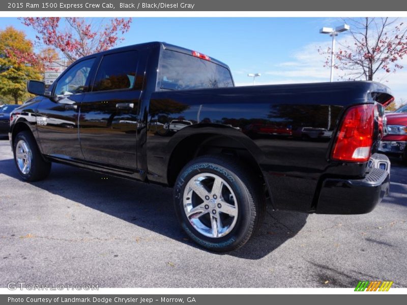 Black / Black/Diesel Gray 2015 Ram 1500 Express Crew Cab