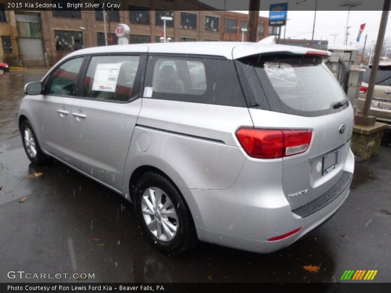 Bright Silver / Gray 2015 Kia Sedona L