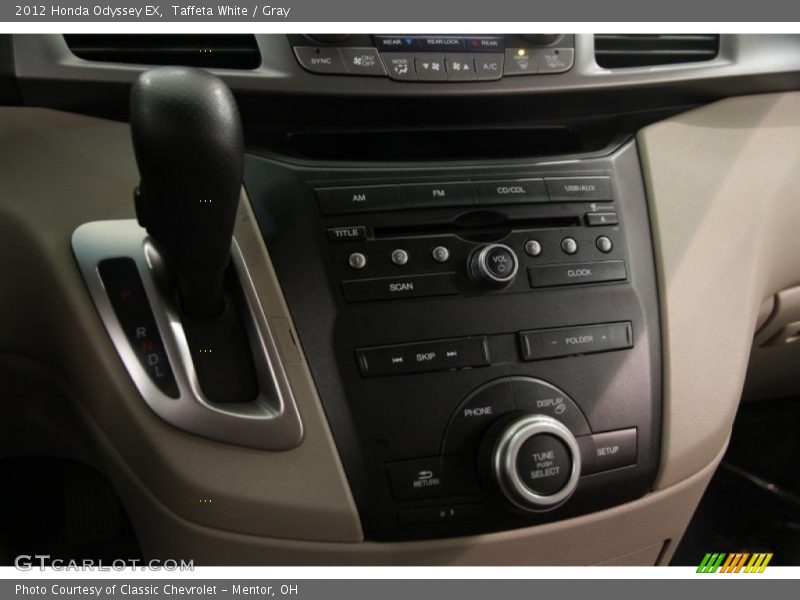 Controls of 2012 Odyssey EX