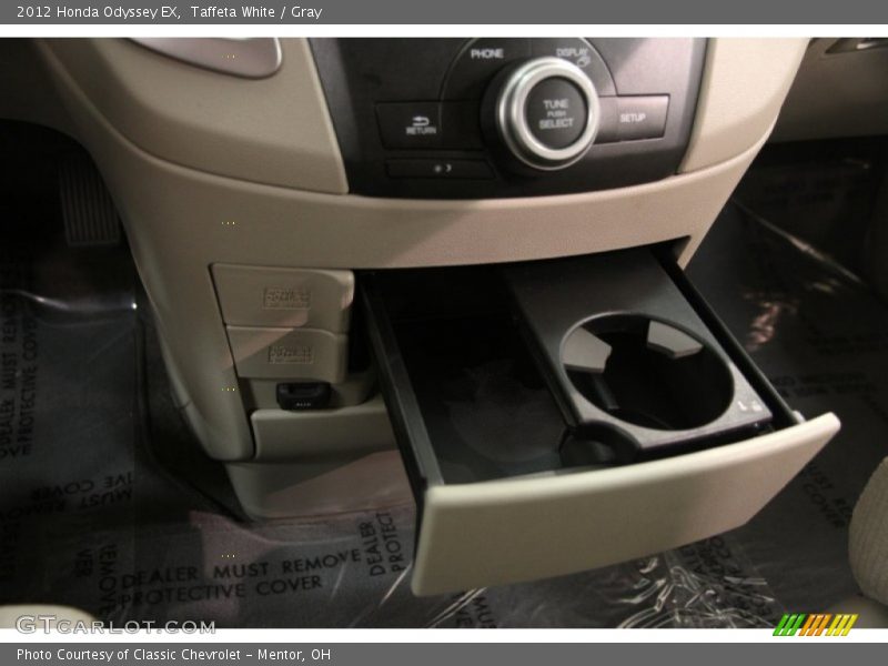 Taffeta White / Gray 2012 Honda Odyssey EX