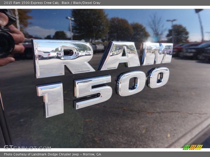 Black / Black/Diesel Gray 2015 Ram 1500 Express Crew Cab