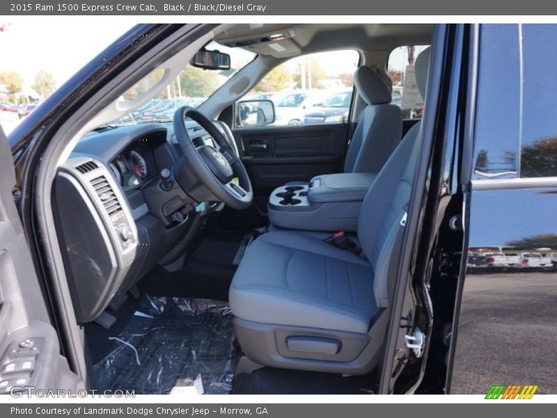 Black / Black/Diesel Gray 2015 Ram 1500 Express Crew Cab