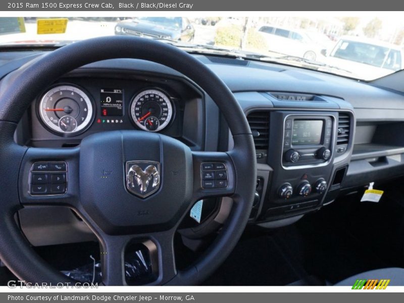 Black / Black/Diesel Gray 2015 Ram 1500 Express Crew Cab